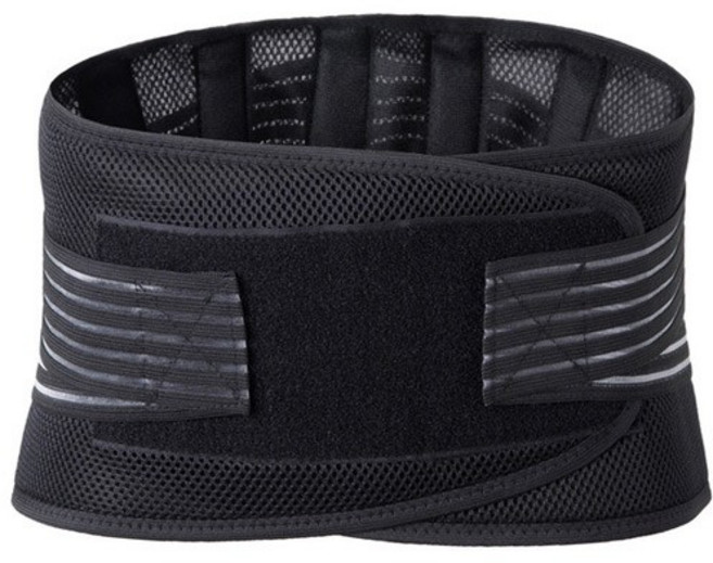 라이프플러스 고탄력 압박 허리보호대 블랙 2044, 1개