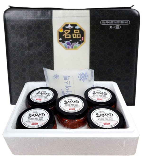 효성상회 젓갈선물세트 500g 3종세트, 1세트