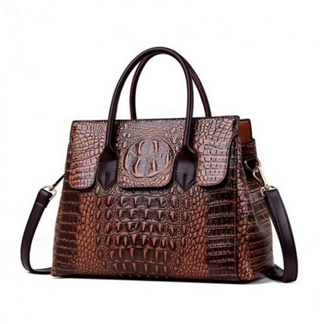 뉴타임즈19 유럽 명품 스타일 여성 악어 무늬 숄더백 크로스 백 도트백