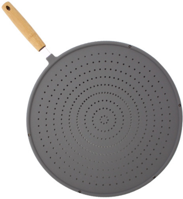 리빙글로리 기름방지망 실리콘커버 후라이팬덮개 30cm, 1개