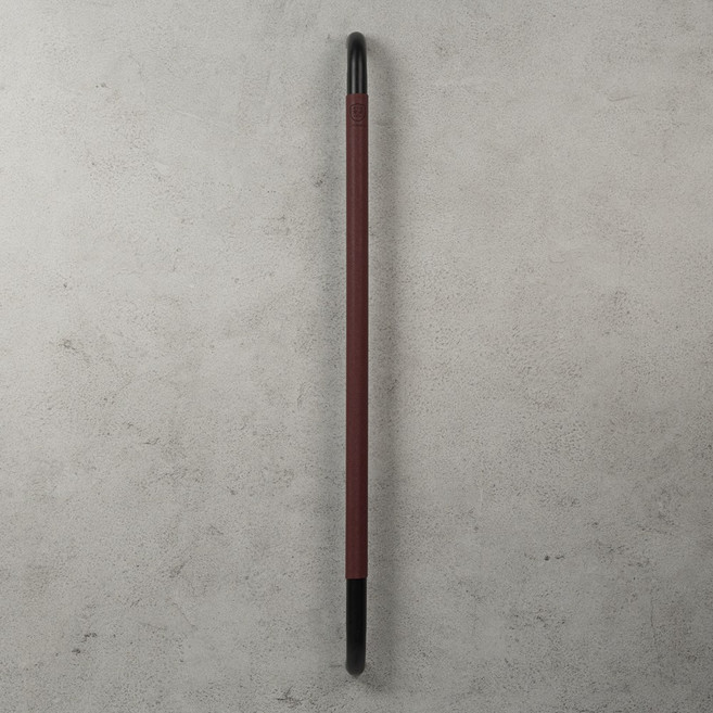 클린모드 문손잡이커버 항균 가죽 지퍼타입 (75cm 세로형), 버건디