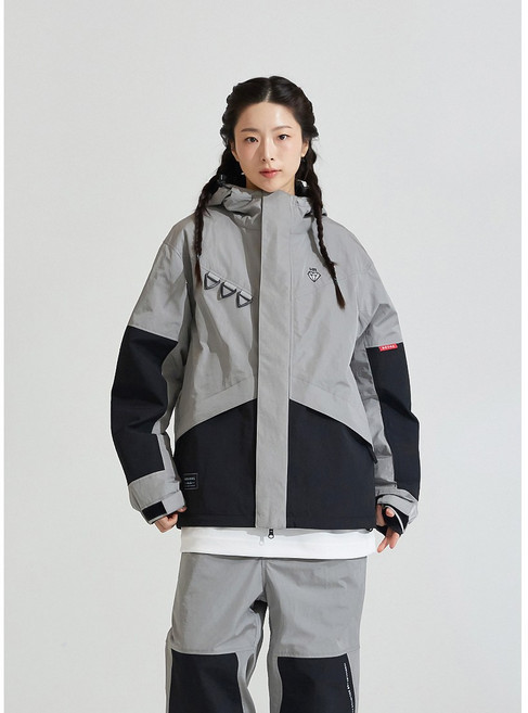 MR 25 JACKET 04 GRAY 모이라 보드복 자켓 상의 커플 공용 여성 남성 스노우보드복