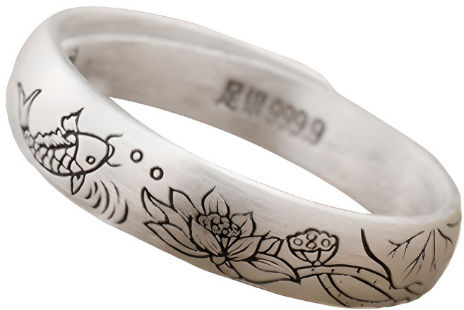 붓다베스트 여성용 소원 재물 금전 행운의 물고기 복 반지