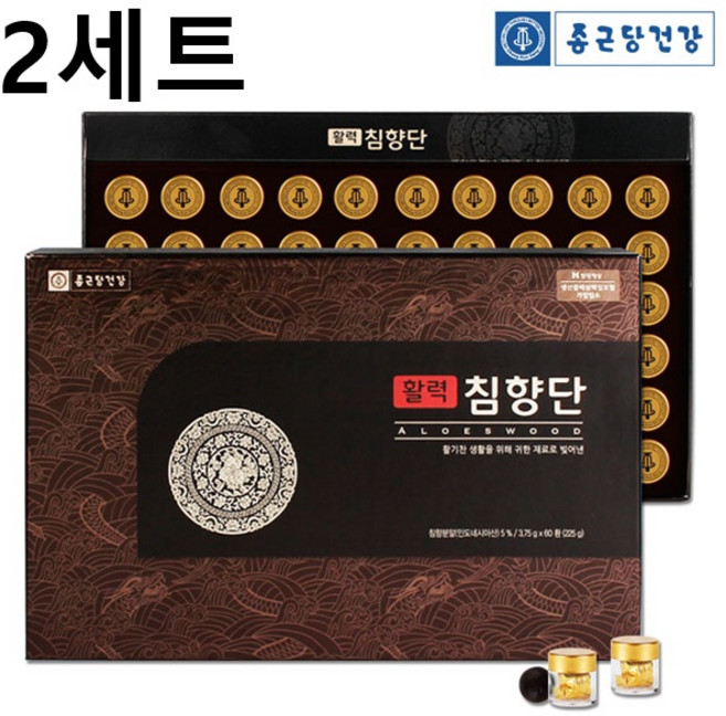 종근당건강 활력 침향단 60환, 3.75g, 120개
