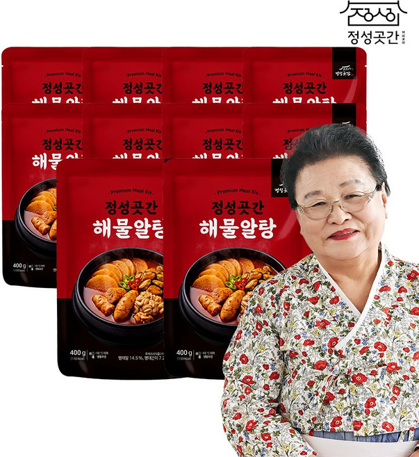 정성곳간 명인 강순의 해물알탕 400g 10팩, 없음, 10개
