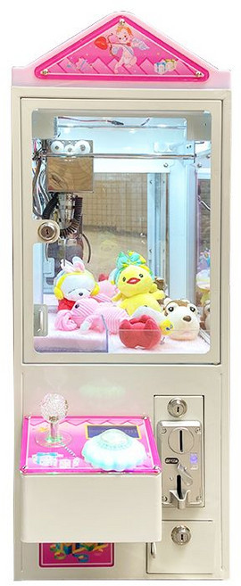 대형 인형 뽑기 기계 장난감 오락실 집게 머신 문방구, 화이트, 1개