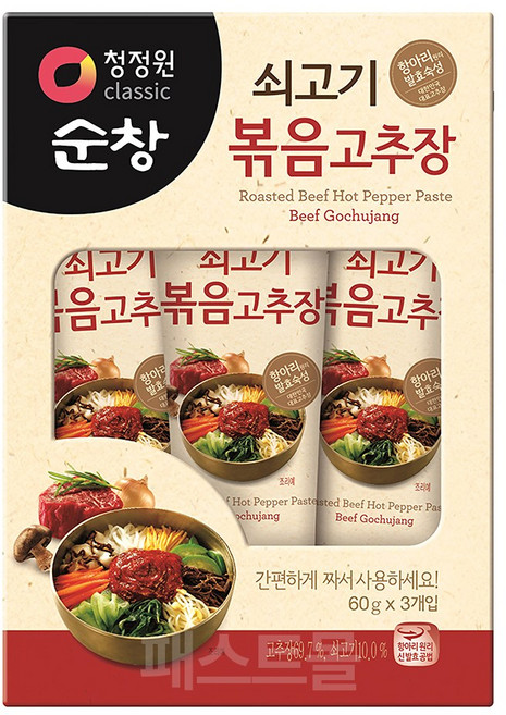 청정원 쇠고기볶음고추장, 180g, 1개