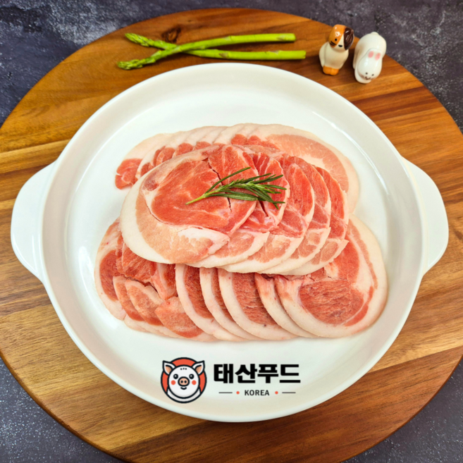 태산푸드 국내산 돼지고기 김해 뒷고기 특수부위 돈두롤대패 꽃대패 뽈항정살, 5개, 300g