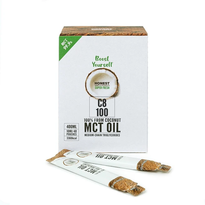 어니스트 100% 코코넛 저탄고지 C8 MCT오일 낱개포장 400ml, 1개 - 쿠팡