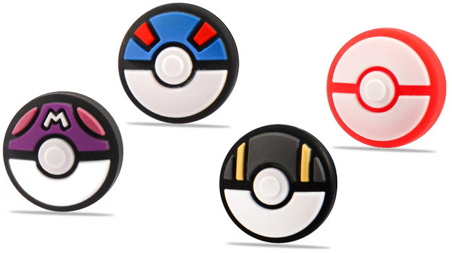 닌텐도 스위치 조이콘 스틱커버 몬스터볼콜렉션 세트, A타입, 1개, A타입(스위치1)