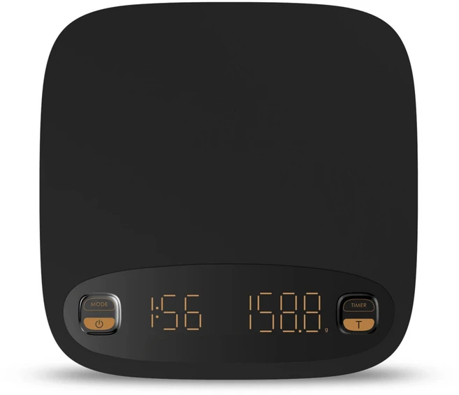 2Kg/0.1g 주방 저울 고정밀 디지털 USB 충전식 전자 계량기 식품용 에스프레소 커피, 01 USB Timer Scale