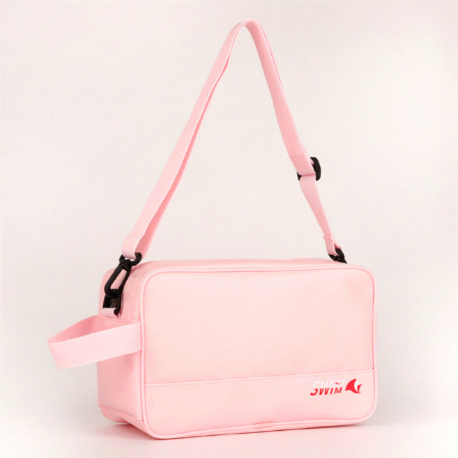 스윗스윔 숄더백 에나멜 수영가방, 핑크
