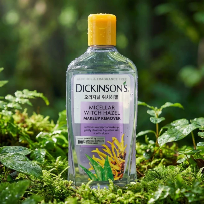 DICKINSON 미셀라 오리지널 위치하젤 메이크업 리무버 클렌징워터, 473ml, 1개 - 쿠팡
