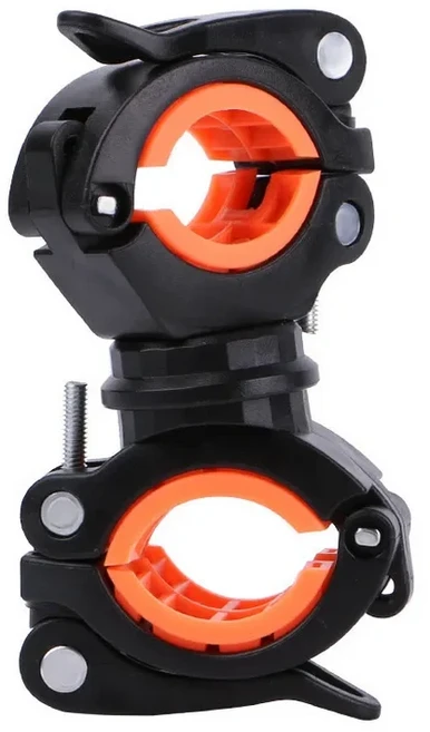 자전거 라이트 브래킷 램프 홀더 LED 토치 헤드 펌프 스탠드 퀵 릴리스 마운트 360 학위 회전 액세서리, 01 BKOG-1pc