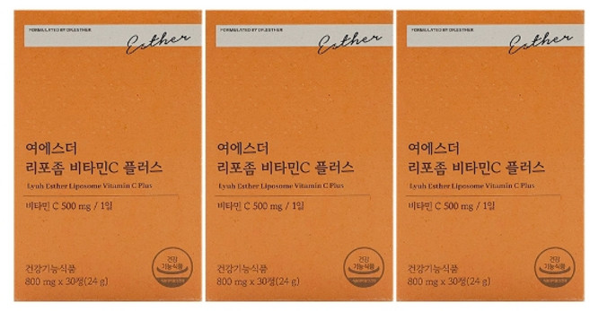 기타 여에스더 닥터에스더 리포좀 비타민C 플러스 800mg x 30정 3박스, 3개