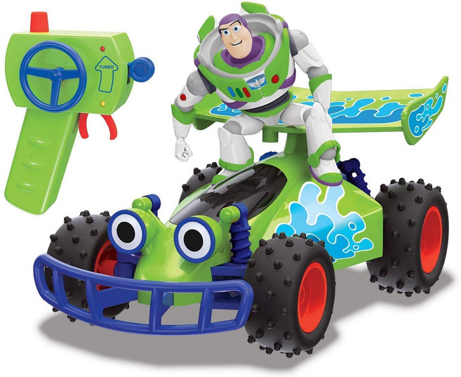 4' RC Disney Pixar Toy Story 4 Turbo Buggy WBuzz Lightyear Radio Control Vehicle [] 디즈니, 1개