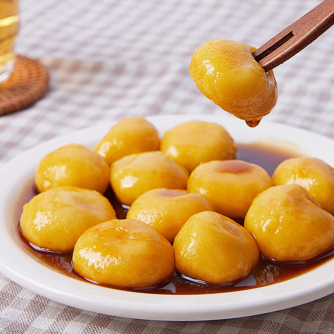 [떡궁]국내산 찹쌀로 만든 호박달달꿀떡 220gx5팩, 1.1kg, 1박스