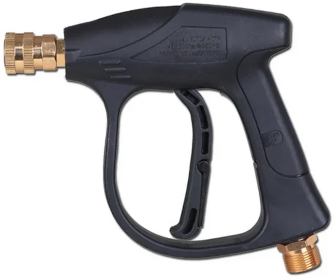 2175 PSI 고압 세척기 건 블루/블랙 짧은 핸들 - M22-14 나사 1/4인치 퀵 커넥트 노즐 자동차 청소용, 01 빠른, 02 Single-gun A