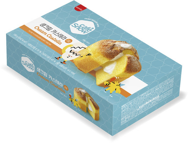 삼립 냉동)생크림 카스테라 (190g) /무료배송, 2개, 190g