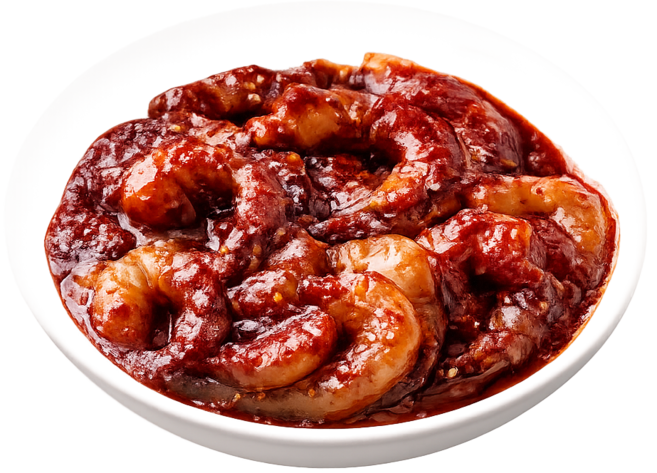 순살 간장 양념 게장 새우 꼬막 소라, 양념 깐새우장, 600g, 1개