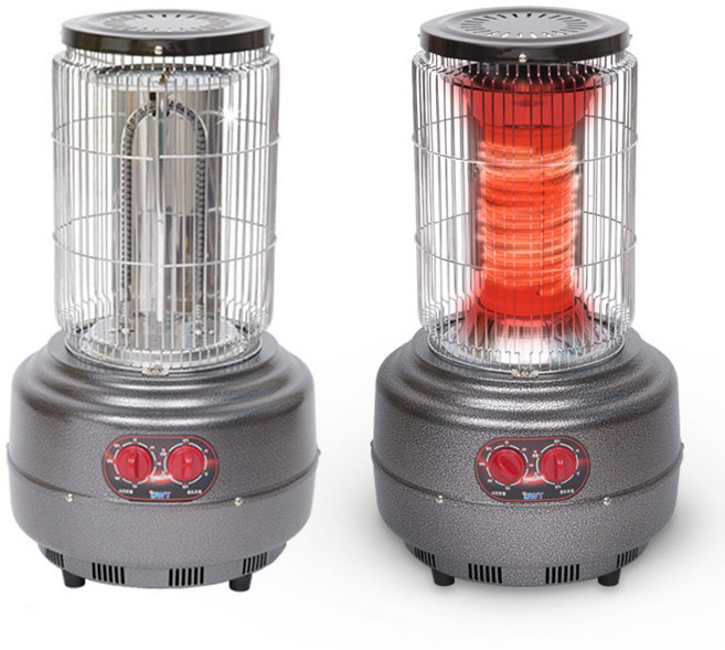 다우 고효울 순간발열 온풍팬장착 원통형 전기히터 3kw사무실난로 업소용히터전기스토브 원통히터, 2.DWH-4100T 타이머