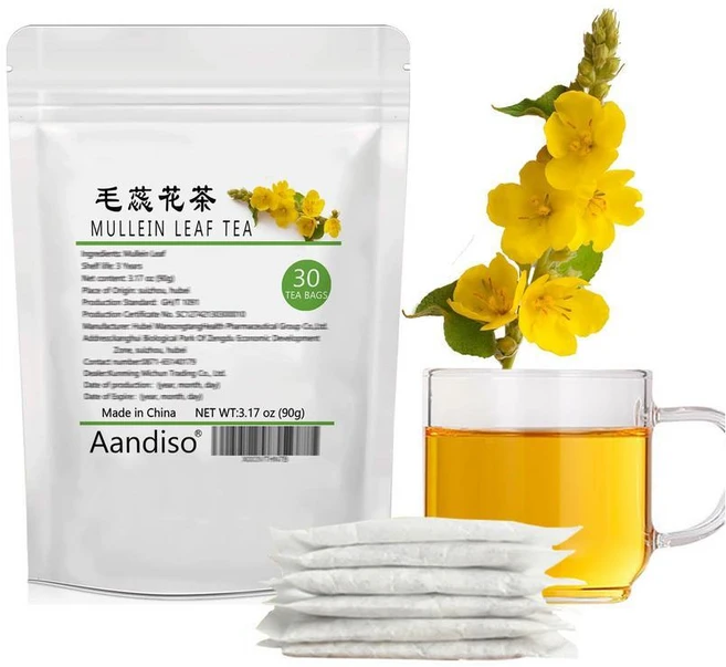 뮬레인 잎 티백 90g (3g × 30개), Mullein 잎 티백 뮬레인 허브 티 3.17온스/9, 1개 - 쿠팡