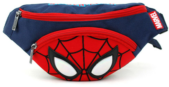 초등학생가방 MV0202 스파이더맨 페이스 힙색 crm*297TR, 1개