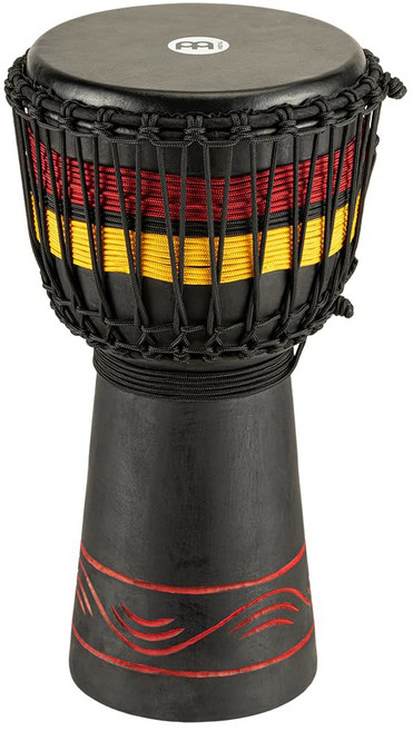 Djembe 핸드 드럼 손으로 조각한 마호가니 — 중국에서 제조되지 않음 아프리카 말리 위브 로프 튜닝 2년, 1개