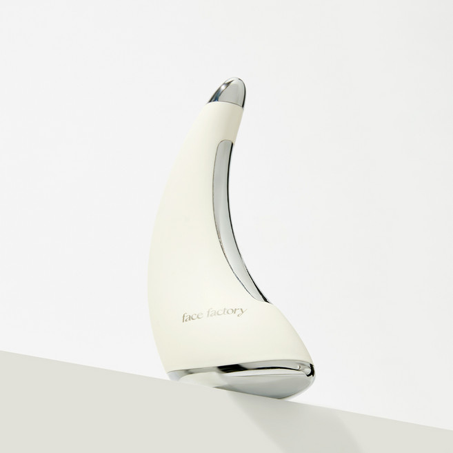 페이스팩토리 괄사닉 고주파 진동 갈바닉 마사지기, FF-32, 아이보리