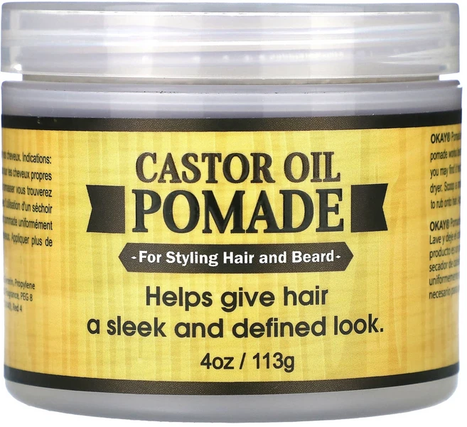 오케이 퓨어 내추럴스 캐스터 오일 포마드 4온스(113g) OKA-02334 - 쿠팡