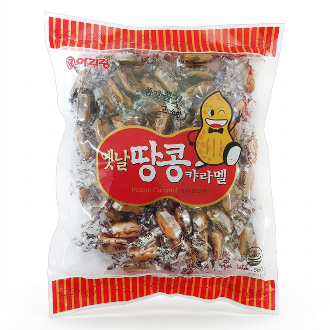 아리랑 옛날땅콩캬라멜 560gx8개, 8개, 560g