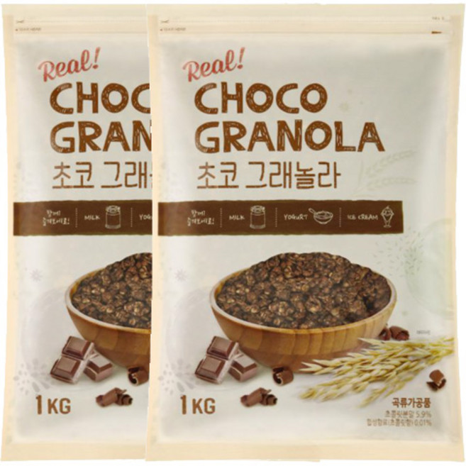 동서 초코 그래놀라 1kg 2개세트, 1개