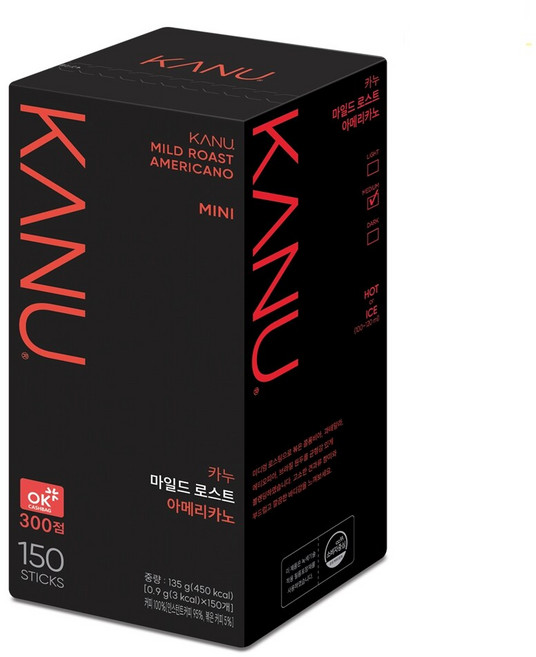 맥심 카누 마일드미니 150T, 1개, 150개입, 900mg