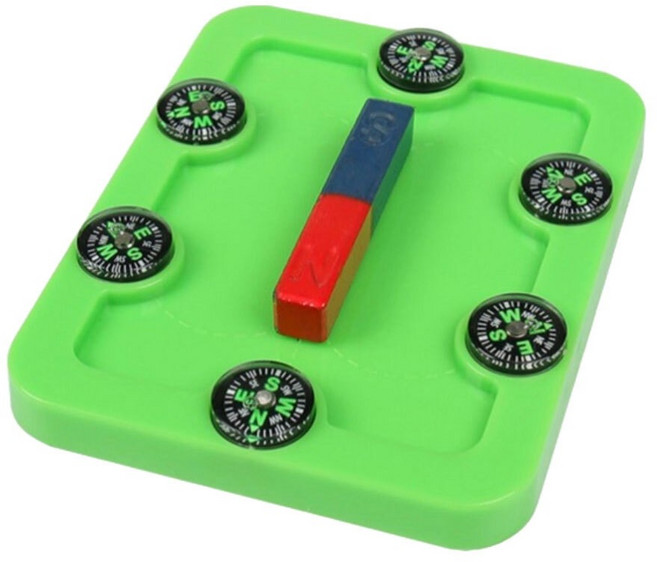 중학과학 나침반과 자기장 관계 추론용 실험키트 과학키트 초등교구 diy조립 기초물리, 1세트