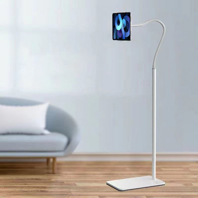 오엠티 침대 자바라 175cm 스탠드 휴대폰 아이패드 태블릿 거치대, 화이트, OSA-BJ7