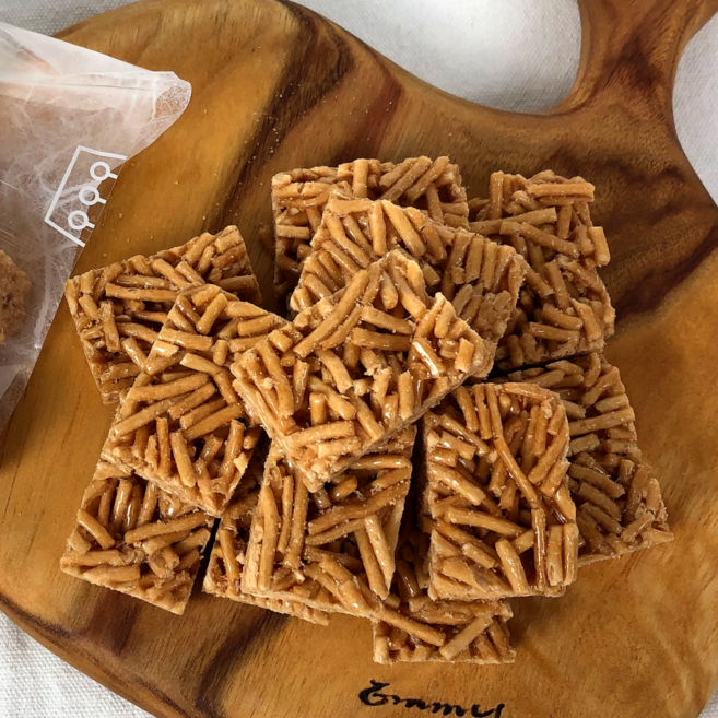 수제 라면과자 550g 강정 라면땅 뽀빠이 옛날과자, 2개