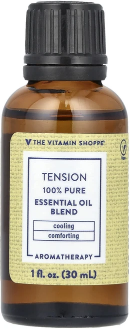 The Vitamin Shoppe 순도 100% 에센셜 오일 혼합물 텐션 30ml(1fl oz), TheVitaminShoppe순도100에센셜오일혼합물텐, 1개, 30ml - 쿠팡