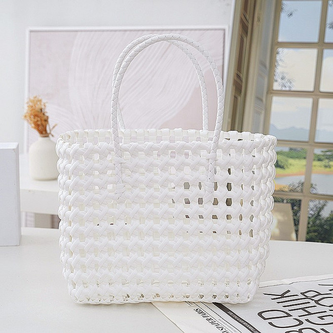 슈비리아 빨대가방 피크닉바구니 라탄백 물놀이가방