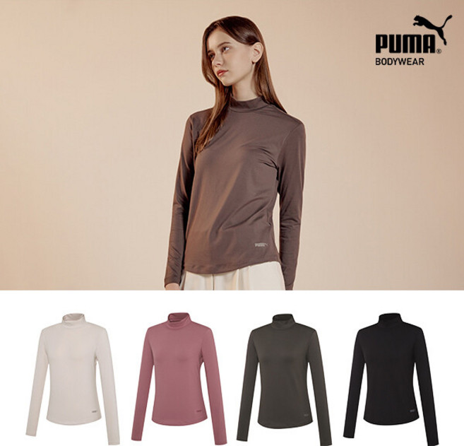 푸마 언더웨어 푸마 바디웨어 여성 스트레치 베이스레이어 4종세트