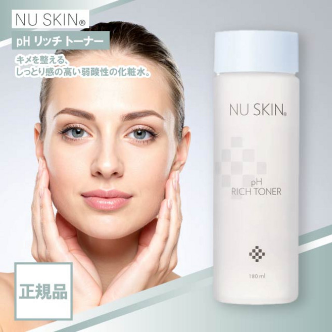 pH 180ml NU SKIN 03002015 RICH TONER 뉴스 스킨 리치 토너 화장수 약산성 모든, 1
