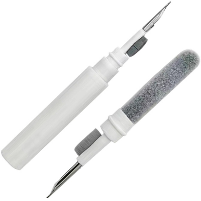 다용도 에어팟 이어폰 먼지 제거 청소키트, 화이트, 1개