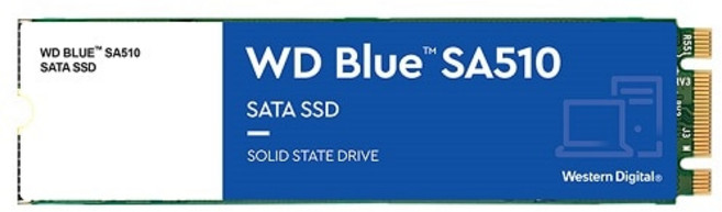 [WD공식판매] WD BLUE SA510 M.2 SATA 500GB SSD 정품 5년 보증, WDS500G3B0B