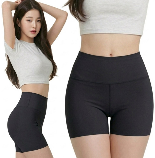 리엔느 슬림핏 속바지 복부보정 심리스 하이웨스트 3부