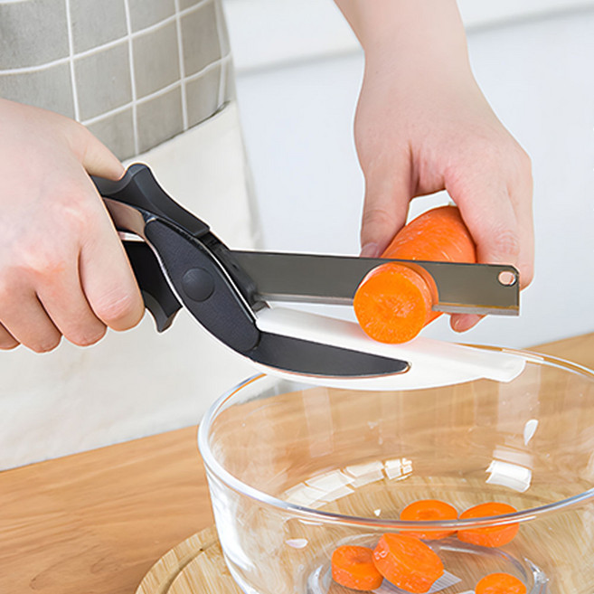 만능 도마가위 식세기세제커터 분리형 조립 캠핑 주방 가위 K395, 단품