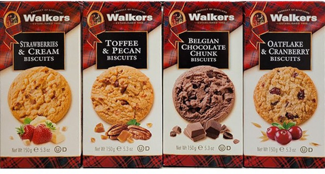 Walkers 워커스 비스킷 150g (4종 중 택1) 영국, 1개