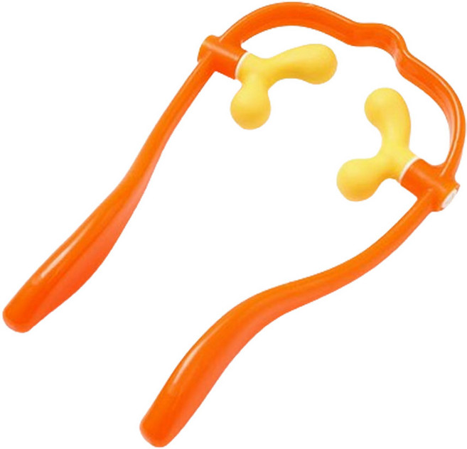 목 어깨 등 안마기 4종 휴대용 손 팔 다리 허리 줄 마사지기 가정용 핸디 안마, 더블게르마 안마기, 1개