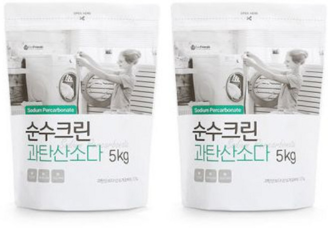 순수크린 과탄산소다 5KG 2개 총10kg /세탁세제표백제