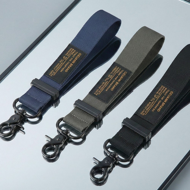 칼레오 여행 소매치기 방지 손목 스트랩 핸드폰 분실 도난방지 폰스트랩, 나이트 블랙, 1개