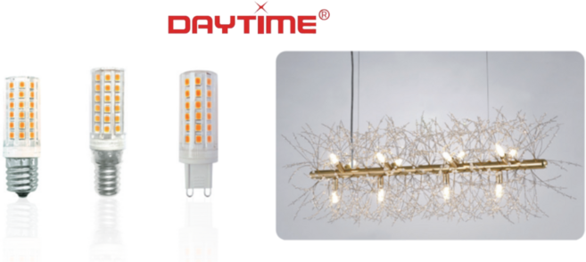 데이터임 미니 콘램프 6줄 5W G9, 주광색, 5개