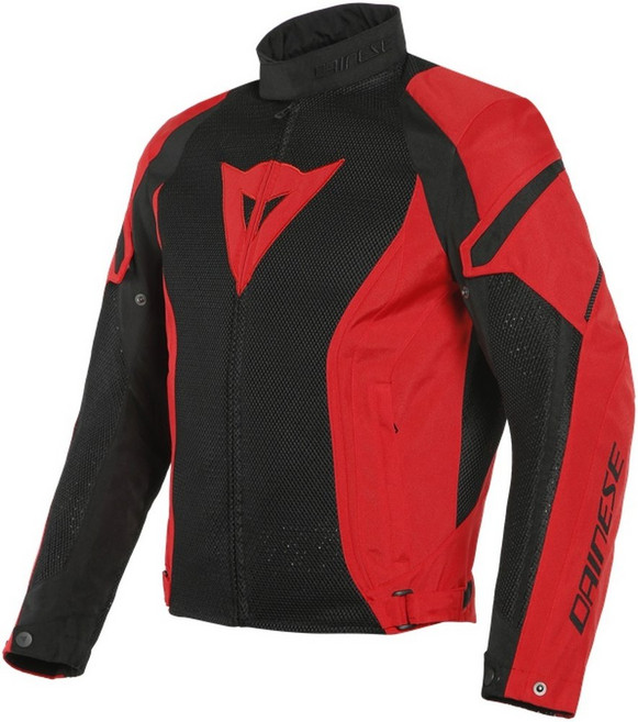DAINESE 다이네즈 Air Crono 2 Tex 바이크 Textile 오토바이 자켓136657, Black/Red, 50